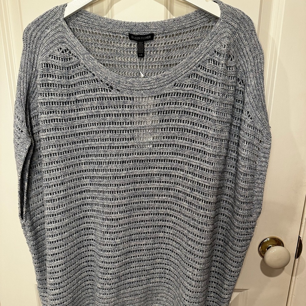 Eileen Fisher Light blue Knit Sweater-